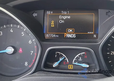 2016 Ford Focus Titanium z USA, uszkodzony, nr VIN 1FADP3J20GL362231